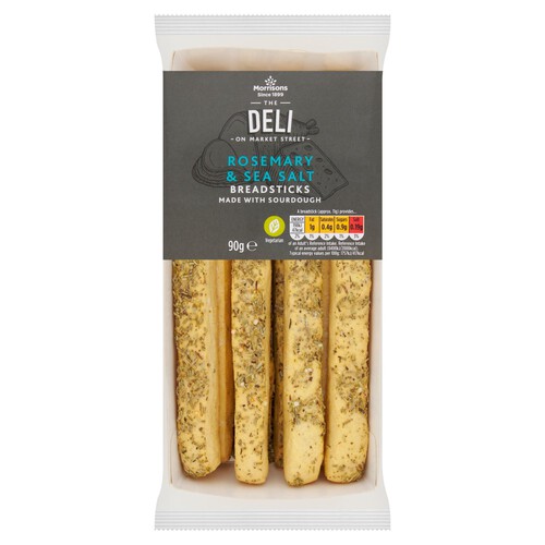 Morrisons Deli Rosemary & Sea Salt Breadsticks 