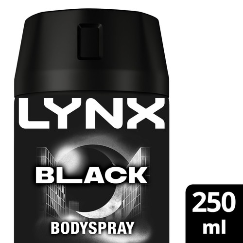 Lynx Bodyspray Black 250ml Morrisons Online Groceries Offers