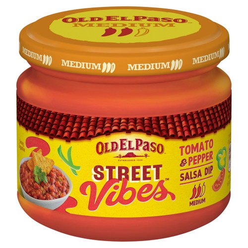 Old El Paso Street Vibes Tomato & Pepper Salsa Dip 312g