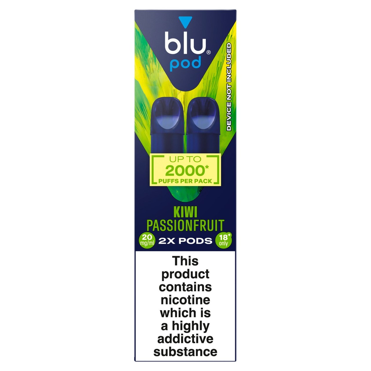 Blu Pod Kiwi Passionfruit 20mg/ml 2x2ml