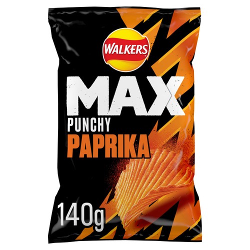 Walkers Max Paprika 140g