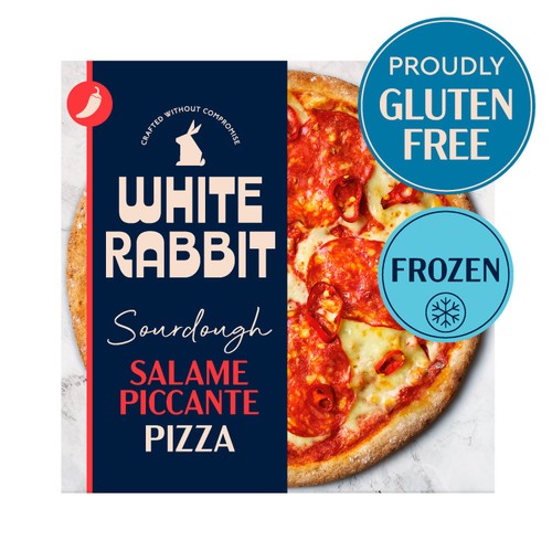 White Rabbit Salame Piccante Romana 10" Pizza 357g