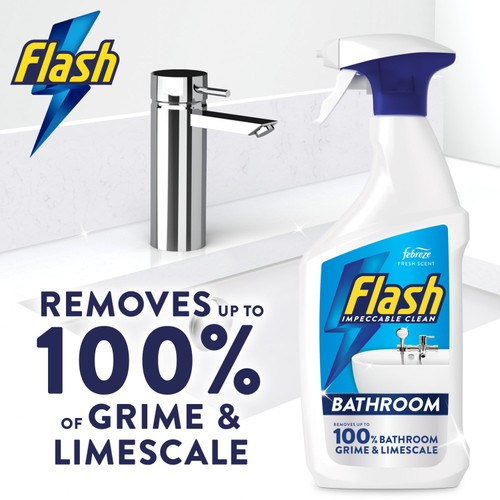 Flash Multi Purpose Bathroom Bleach Cleaning Spray 500ml