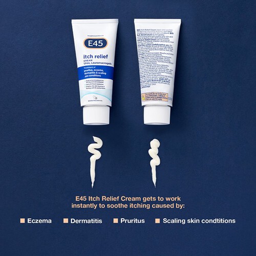 E45 Itch Relief Cream, Body And Face Cream For Itchy And Irritated Skin