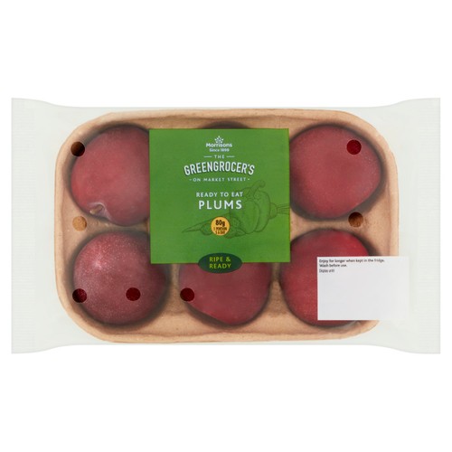 Morrisons ready to eat plums