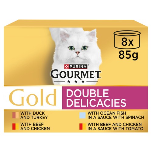 Gourmet Gold Double Delicacies Wet Cat Food 