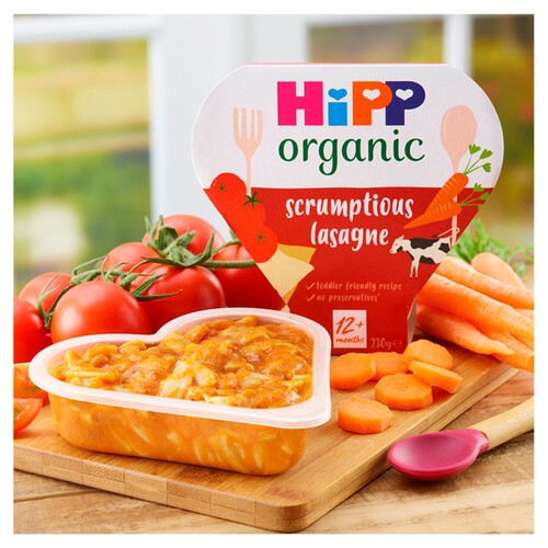 HiPP Organic Scrumptious Lasagne Toddler Tray Meal 1-3 Years