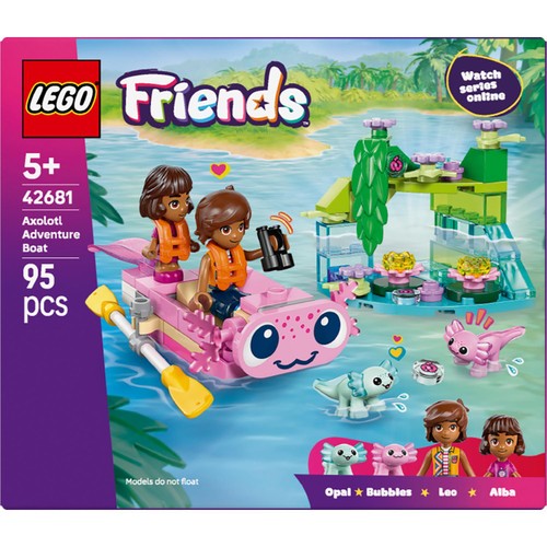 Lego Friends Axolotl Adventure Boat 42681