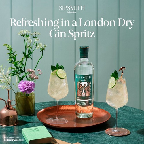 Sipsmith London Dry Gin (Abv 41.6%)   70cl