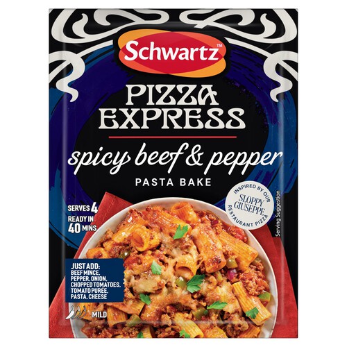 Pizza Express Spicy Beef And Pepper Pasta Bake 