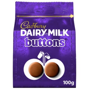 Cadbury Dairy Milk Twisted Chocolate Buttons Bag 100G