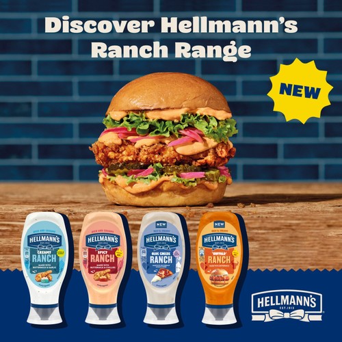 Hellman's Blue Cheese Ranch Sauce 430ml