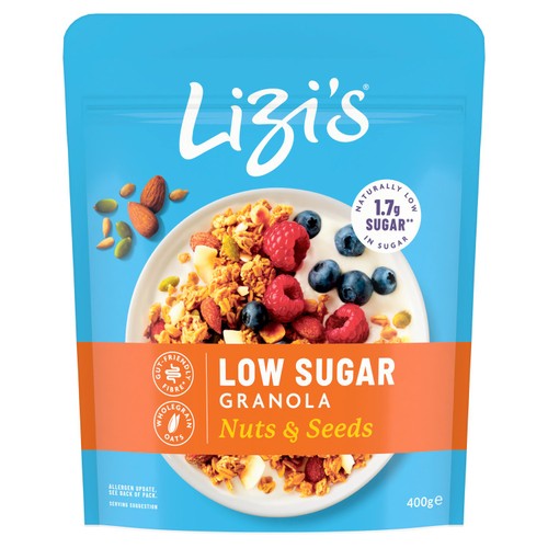 Lizi's Low Sugar Granola Nuts & Seeds 400g