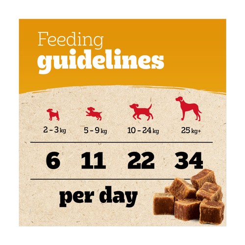 Pedigree Ranchos Reward Cube Dog Treats In Duck 70g
