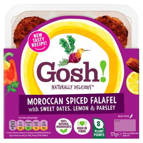 Gosh! Moroccan Spiced Falafel With Red Pepper & Apricot