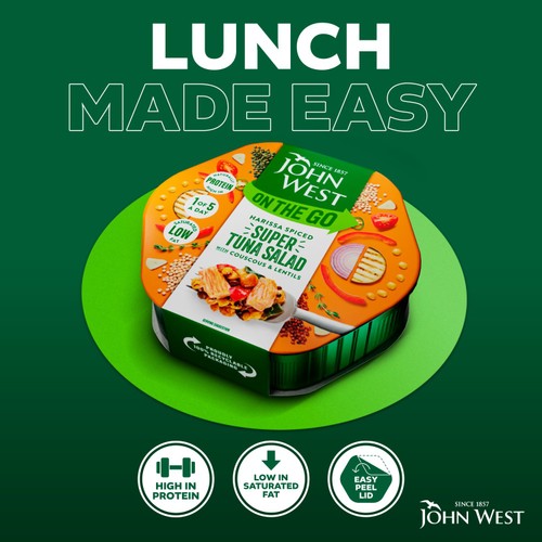 John West On The Go Harissa Super Tuna Salad (220g) 