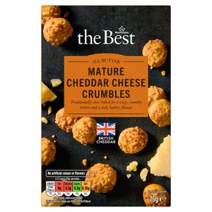 Morrisons The Best All Butter Mature Cheddar Cheese Crumbles   75g