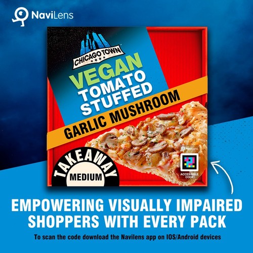 Chicago Town Vegan Garlic Mushroom Crust Pizza 528g