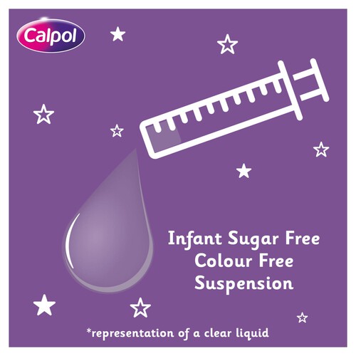 Calpol Infant Sugar Free Colour Free Strawberry Liquid +2 Months