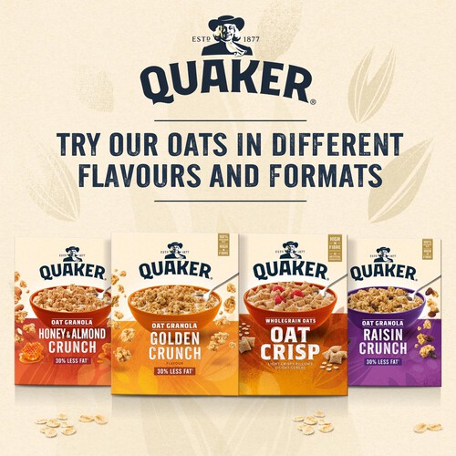 Quaker Oat Golden Crunch Granola Cereal 