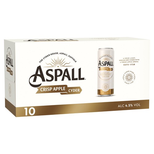 Aspall Crisp Apple Cans 