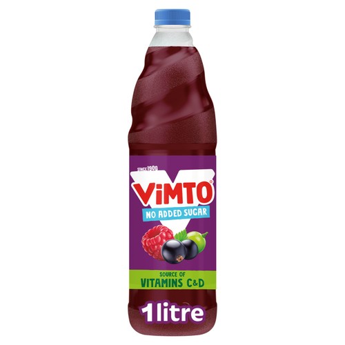 Vimto No Added Sugar Real Fruit Squash 1L