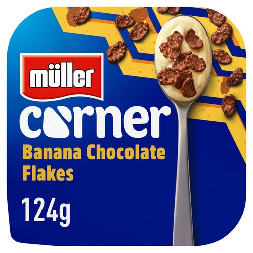 Muller Corner Banana with Chocolate Flakes Yogurt 124g