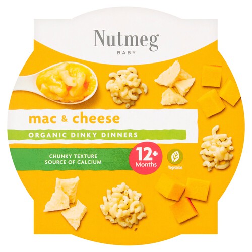 Nutmeg Mac & Cheese Baby Food 12M+ 