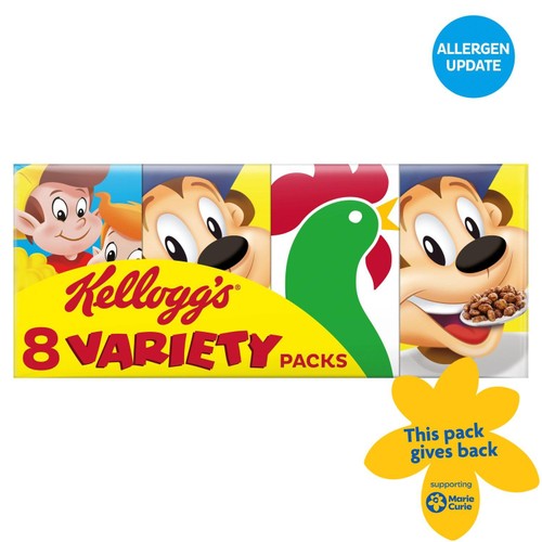 Kellogg's Variety Pack Breakfast Cereal 8x30g