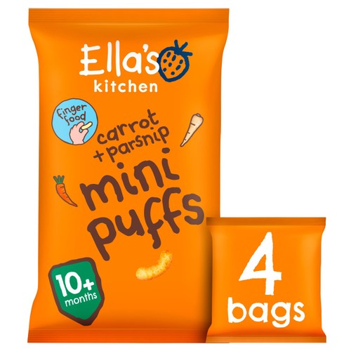 Ella's Kitchen carrot and parsnip mini puffs