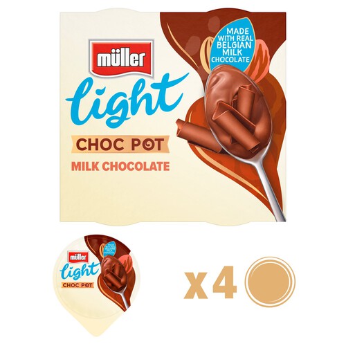 Muller Light Choc Pot Milk Chocolate Dessert