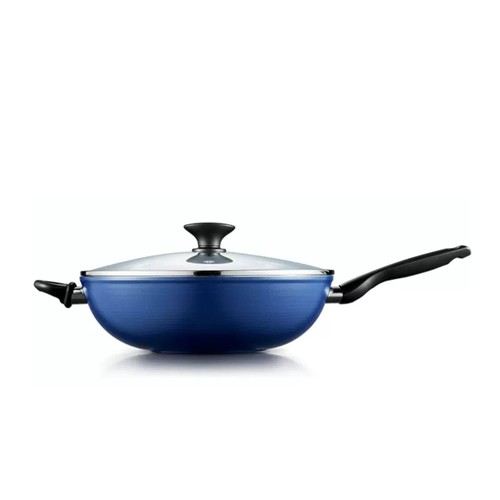 Blue Diamond Wok 30Cm With Lid