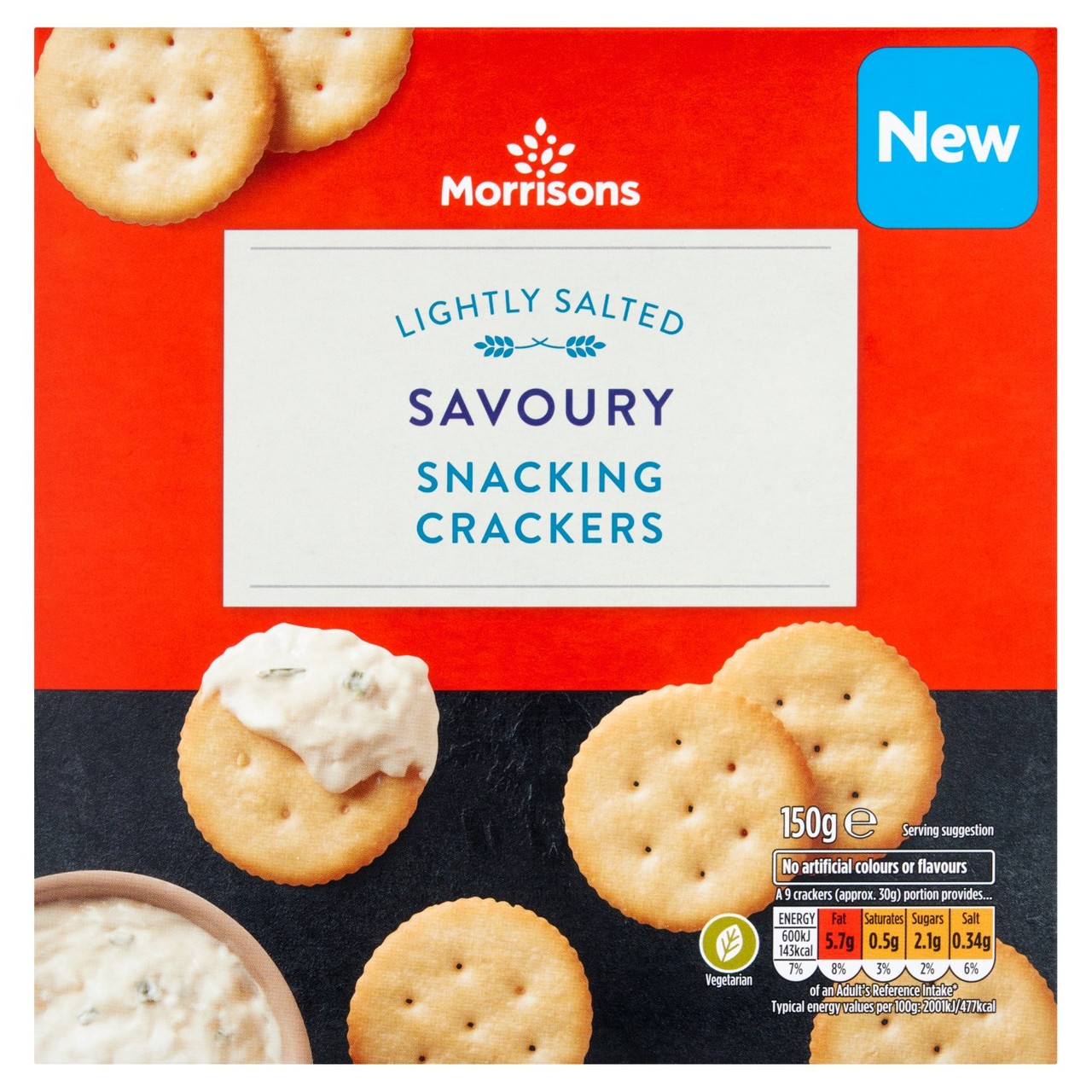 Morrisons Savoury Snacking Crackers 150g
