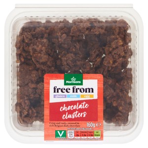 Morrisons Free From Dark Chocolate Clusters