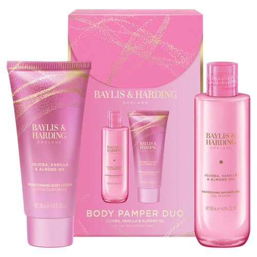 Baylis & Harding Jojoba, Vanilla & Almond Oil Body Pamper Duo Gift Set