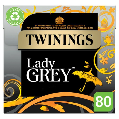 Twinings Lady Grey 80 Tea Bags