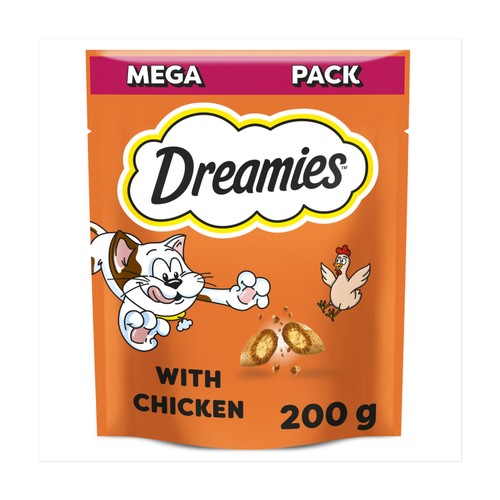 Dreamies Cat Treat Biscuits with Chicken Mega Pack