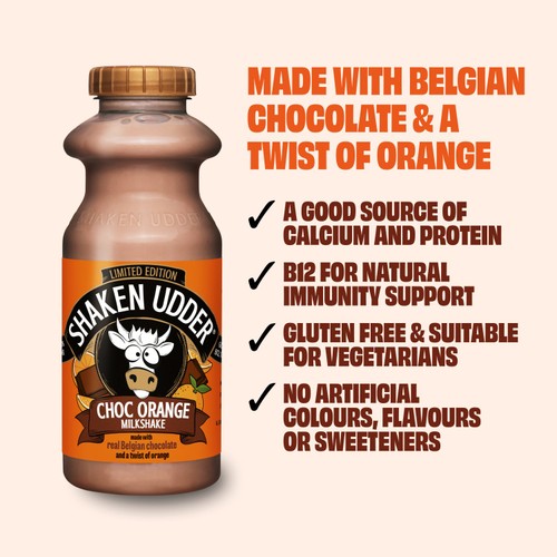 Shaken Udder Chocolate Orange 330ml
