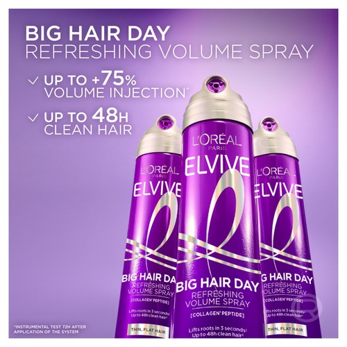 L'Oreal Paris Elvive Collagen + Lifter Big Hair Day Refreshing Volume Spray