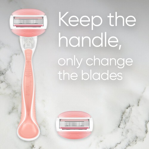 Venus Comfortglide Spa Breeze Razor Starter Pack- Handle + 3 Blades