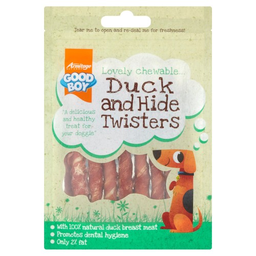 Good Boy duck hide twisters dog treats