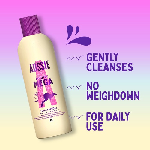 Aussie Mighty Mega Shampoo 400ml