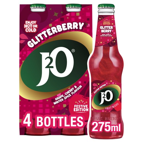 J2O Glitterberry 4 Bottles   