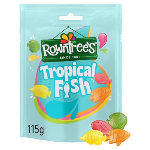 Rowntree's Tropical Fish Sweets Sharing Bag 115g