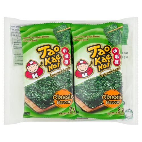 Tao Kae Noi Roasted Seaweed Korean Style Classic 