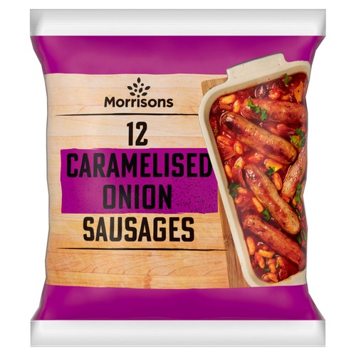 Morrisons Caramelised Onion Pork Sausages 720g
