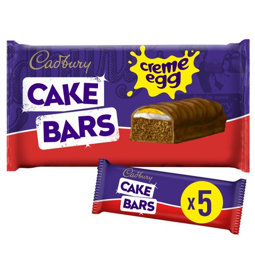 Cadbury Creme Egg Cake Bars   5 Pack