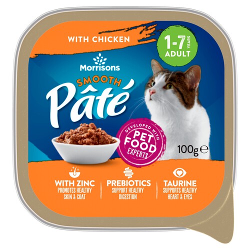 Morrisons Cat Food Chicken Pate