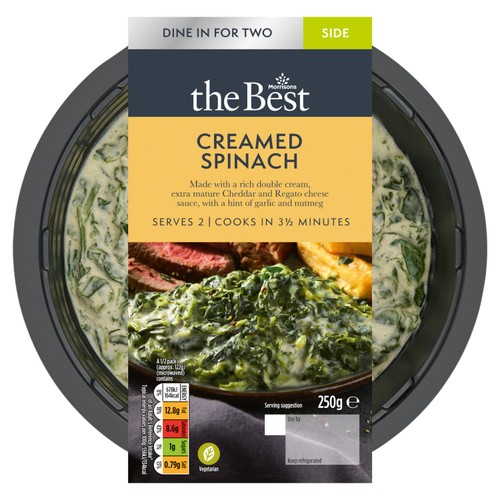 Morrisons The Best Creamed Spinach 250G