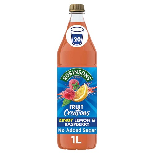 Robinsons Fruit Creations Lemon & Raspberry Squash
